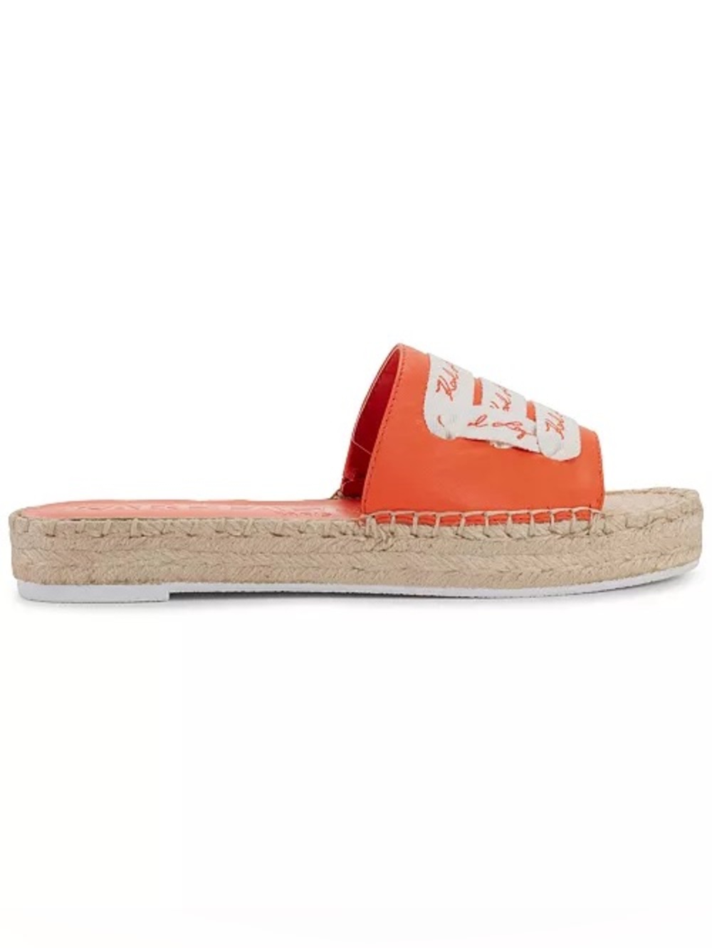 🖤🖤 Karl Lagerfeld Women's Cherie Logo Slip-On Espadrille Platform Slide Sandals - Picture 2 of 5